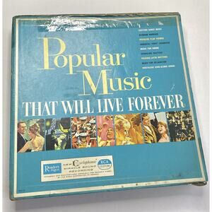 Popular Music That Will Live Forever RCA Custom Set of 10 Vinyl Record LP EX